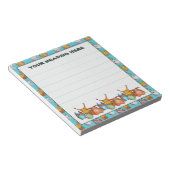 Bloc-notes personnalisé chouettes (Incliné)