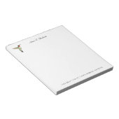 Bloc-notes personnalisé colibri à gorge rubis (Incliné)