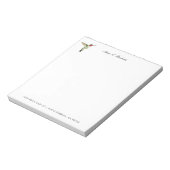 Bloc-notes personnalisé colibri à gorge rubis (Tourné)