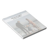 Bloc-notes personnalisé couleur pleine photo (Incliné)