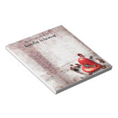 Bloc-notes personnalisé Country Wood Key to my Hea (Incliné)