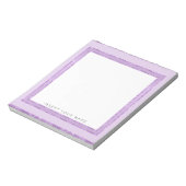 Bloc-notes personnalisé Crystal Purple 5,5 pouces  (Tourné)