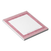 Bloc-notes personnalisé Crystal Rose Gold 5,5 pouc (Incliné)