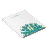 Bloc-notes personnalisé Cute Peacock (Incliné)
