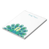 Bloc-notes personnalisé Cute Peacock (Tourné)