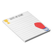 Bloc-notes personnalisé de boxe Champion (Incliné)