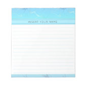 Bloc-notes personnalisé de conception de marbre 5, (Devant)