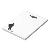 Bloc-notes personnalisé de hockey (Tourné)