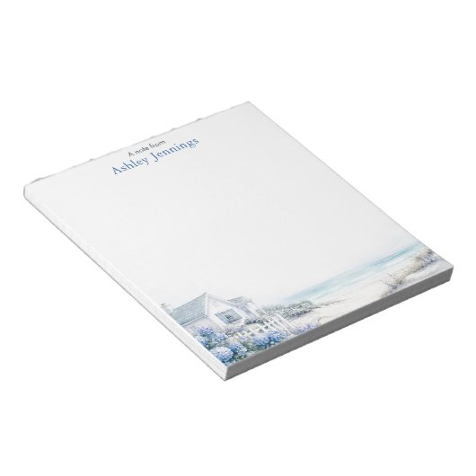 Bloc-notes personnalisé de la Côte | Maison de pla (Incliné)