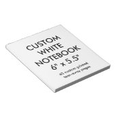 Bloc-notes personnalisé de la page 40 (Incliné)