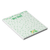 Bloc-notes personnalisé de la Saint-Patrick pour e (Incliné)
