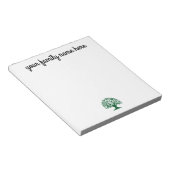 Bloc-notes personnalisé de l'arborescence familial (Incliné)