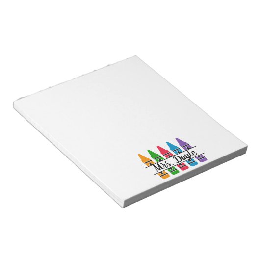 Bloc-notes personnalisé de l'enseignant (Incliné)