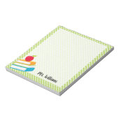 Bloc-notes personnalisé de l'enseignant (Tourné)