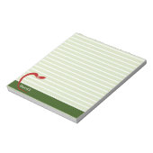 Bloc-notes personnalisé de l'enseignant de pomme r (Tourné)