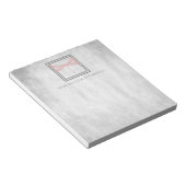 Bloc-notes personnalisé de libellule rose (Incliné)