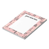 Bloc-notes personnalisé de Paris (Tourné)