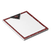 Bloc-notes personnalisé de symboles de musique (Incliné)