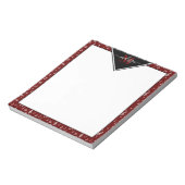 Bloc-notes personnalisé de symboles de musique (Tourné)