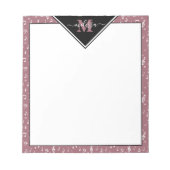 Bloc-notes personnalisé de symboles de musique (Devant)