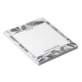 Bloc-notes personnalisé de type Eucalyptus et gris (Incliné)