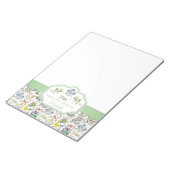 Bloc-notes personnalisé du jardin de l'apothèque V (Incliné)