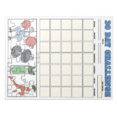 Bloc-notes personnalisé du planificateur de but de (Devant)