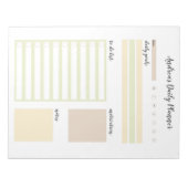 Bloc-notes personnalisé Earthme moderne (Devant)