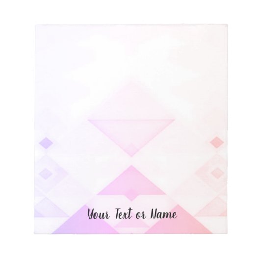 Bloc-notes personnalisé élégant et simple (Devant)