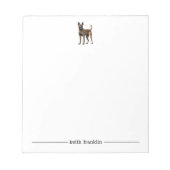 Bloc-notes personnalisé en Belgique (Devant)