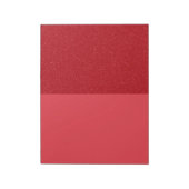 Bloc-notes personnalisé en duo rouge tomate (Tourné)