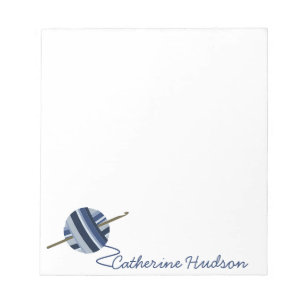 Bloc-notes personnalisé en fil de Crochet