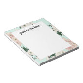 Bloc-notes personnalisé en fleur de cerisier (Incliné)