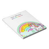 Bloc-notes personnalisé enseignant Rainbow Pencil (Incliné)