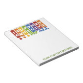 Bloc-notes personnalisé Equal Rights (Incliné)