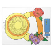 Bloc-notes personnalisé Fitness Habit Tracker (Devant)