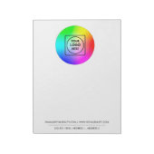 Bloc-notes personnalisé format Lettre 8,5x11 avec (Tourné)