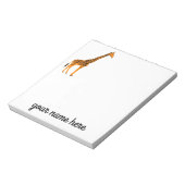 Bloc-notes personnalisé Giraffe (Tourné)