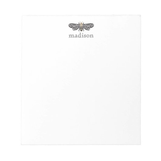 Bloc-notes personnalisé Lacewing Bee (Devant)