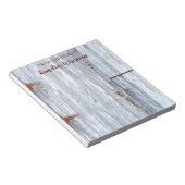 Bloc-notes personnalisé Laver blanc Bois Grange Po (Incliné)