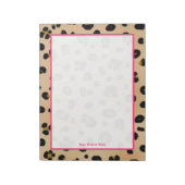 Bloc-notes personnalisé Leopard (Tourné)