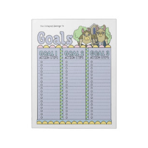 Bloc-notes personnalisé Llama Goal Planner