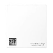 Bloc-notes personnalisé Logo d'entreprise promotio (Devant)