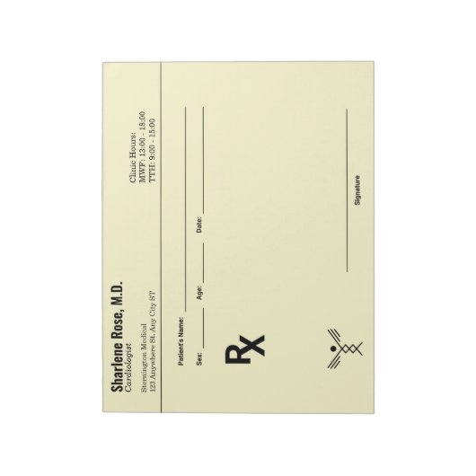 Bloc-notes personnalisé minimaliste - modifiable (Tourné)