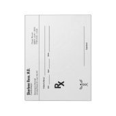Bloc-notes personnalisé minimaliste - Plaque verte (Tourné)