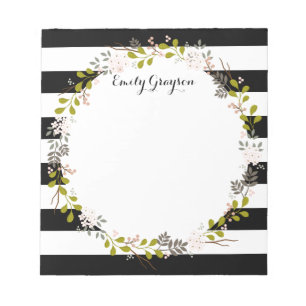 Bloc-notes personnalisé naturel boisé