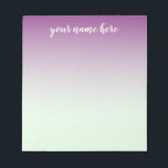 Bloc-notes personnalisé Ombre bleu et violet<br><div class="desc">Bloc-notes personnalisé Ombre bleu et violet</div>