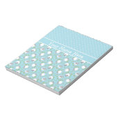 Bloc-notes personnalisé ou Jotter : Bleu, Motifs d (Tourné)