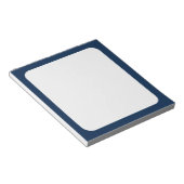 Bloc-notes personnalisé Oxford Blue Border (Incliné)
