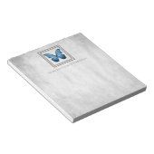 Bloc-notes personnalisé Papillon bleu (Incliné)